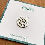 Fun hand embossed golf ball marker