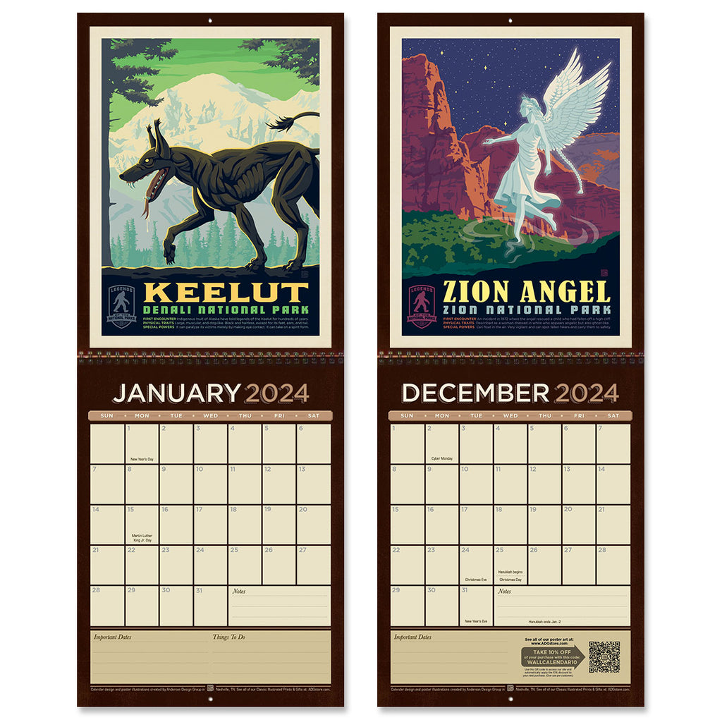 2024 National Parks Calendar