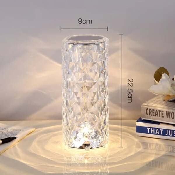 CHRISTMAS SALE 48% OFF - Touching Control Rose Crystal Lamp(BUY 2 GET FREE SHIPPING)