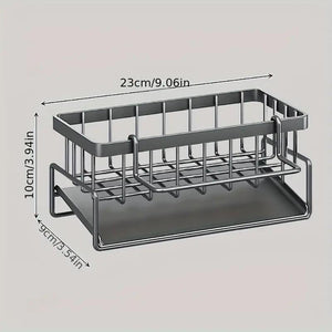 🛒Stainless Steel Kitchen Sink Storage Rack