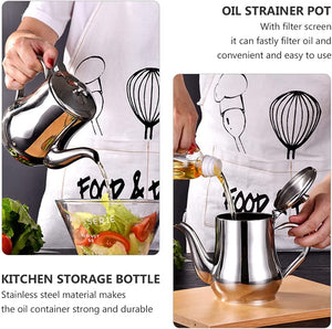 Stainless Steel Oil Filter Pot 🌲