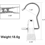 Space-Saving Clothes and Hat Storage Hook