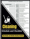 📝Daily Weekly and Monthly Cleaning Schedule📔