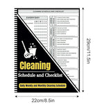 📝Daily Weekly and Monthly Cleaning Schedule📔