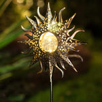 Sun Solar Lights Garden Outdoor Waterproof Metal Decorative Stakes for Patio Yard Walkway LawnPatio Mothers Day Gifts Mom Wife Grandma