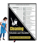 📝Daily Weekly and Monthly Cleaning Schedule📔