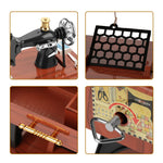 Wood Mini Sewing Machine Music Box (BUY 2 GET FREE SHIPPING)