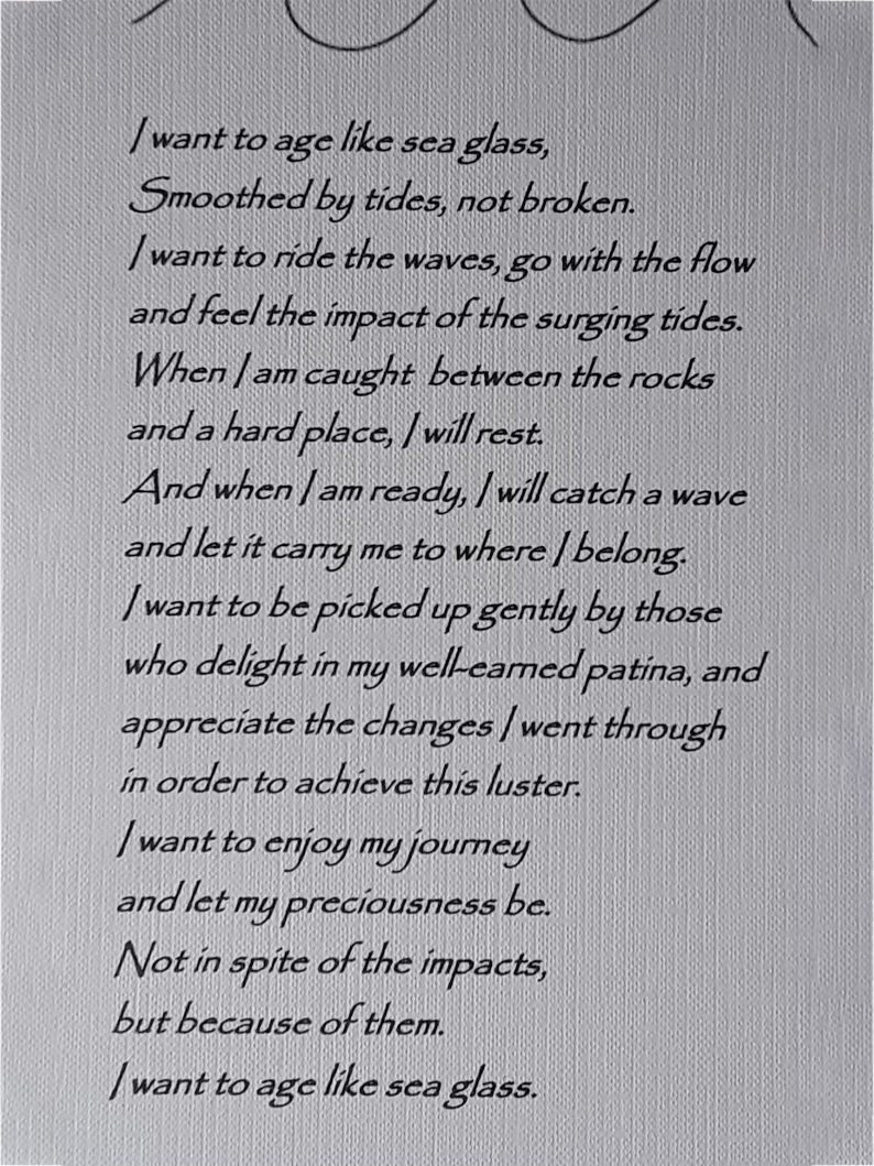 🌊Sea Glass Poem
