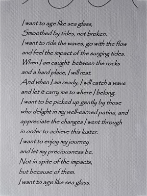 🌊Sea Glass Poem