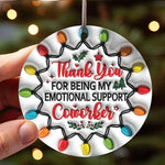 Besties Christmas Round Ornament