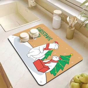 💗Mother's Day Hot Sale 49% OFF-Kitchen Super Absorbent Draining Mat (BUY 2 GET FREE SHIPPING)