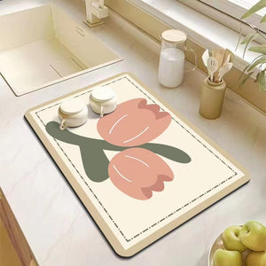 💗Mother's Day Hot Sale 49% OFF-Kitchen Super Absorbent Draining Mat (BUY 2 GET FREE SHIPPING)