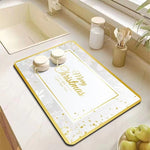💗Mother's Day Hot Sale 49% OFF-Kitchen Super Absorbent Draining Mat (BUY 2 GET FREE SHIPPING)