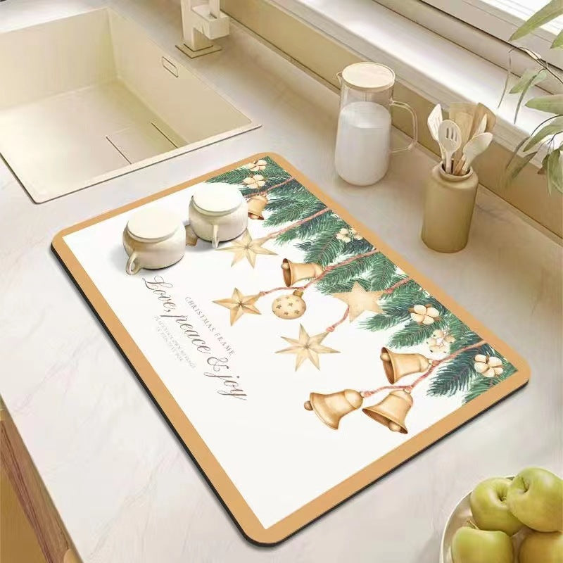 💗Mother's Day Hot Sale 49% OFF-Kitchen Super Absorbent Draining Mat (BUY 2 GET FREE SHIPPING)