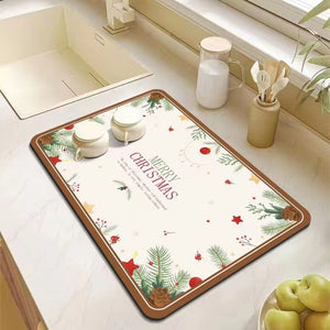 💗Mother's Day Hot Sale 49% OFF-Kitchen Super Absorbent Draining Mat (BUY 2 GET FREE SHIPPING)