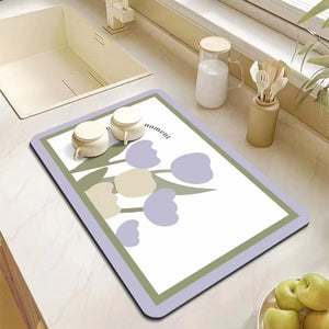 💗Mother's Day Hot Sale 49% OFF-Kitchen Super Absorbent Draining Mat (BUY 2 GET FREE SHIPPING)