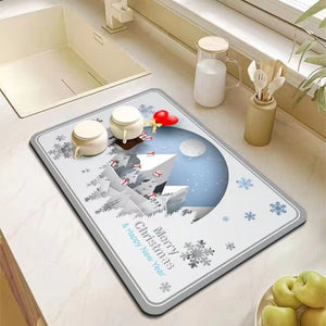 💗Mother's Day Hot Sale 49% OFF-Kitchen Super Absorbent Draining Mat (BUY 2 GET FREE SHIPPING)