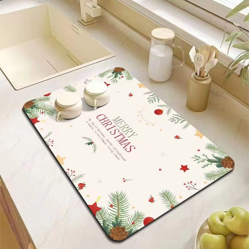 💗Mother's Day Hot Sale 49% OFF-Kitchen Super Absorbent Draining Mat (BUY 2 GET FREE SHIPPING)
