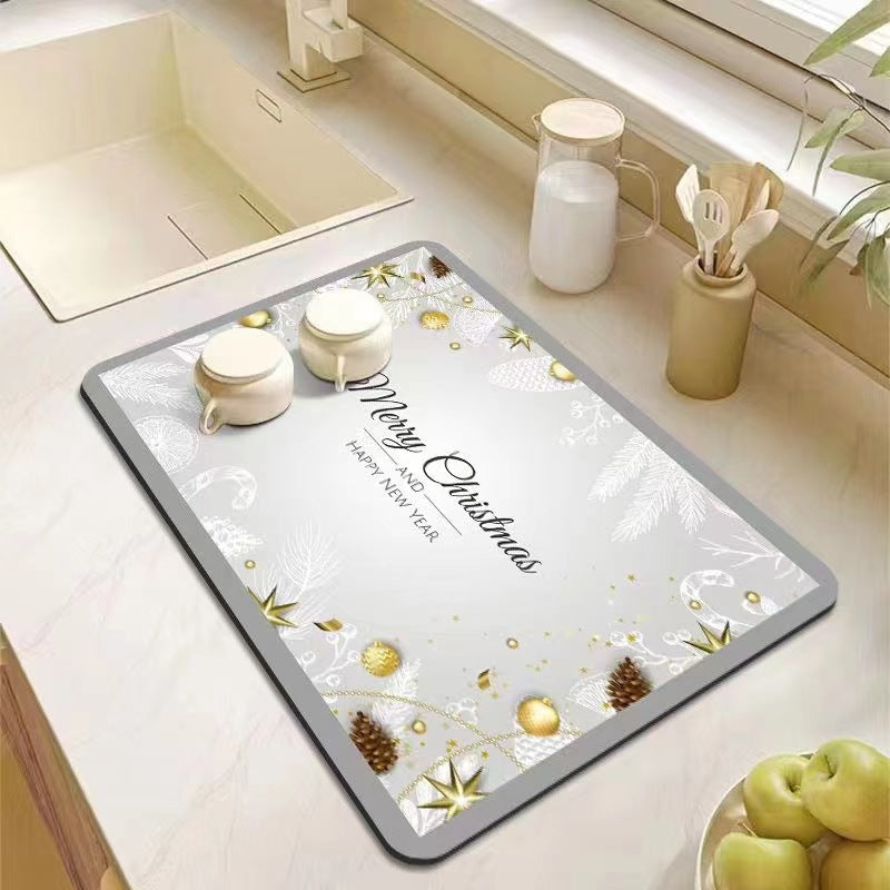 💗Mother's Day Hot Sale 49% OFF-Kitchen Super Absorbent Draining Mat (BUY 2 GET FREE SHIPPING)