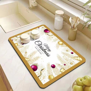 💗Mother's Day Hot Sale 49% OFF-Kitchen Super Absorbent Draining Mat (BUY 2 GET FREE SHIPPING)