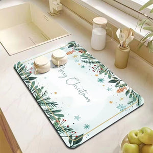 💗Mother's Day Hot Sale 49% OFF-Kitchen Super Absorbent Draining Mat (BUY 2 GET FREE SHIPPING)