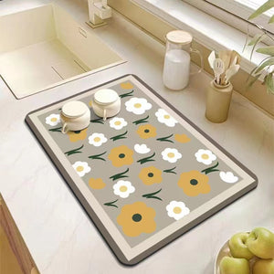 💗Mother's Day Hot Sale 49% OFF-Kitchen Super Absorbent Draining Mat (BUY 2 GET FREE SHIPPING)