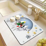 💗Mother's Day Hot Sale 49% OFF-Kitchen Super Absorbent Draining Mat (BUY 2 GET FREE SHIPPING)