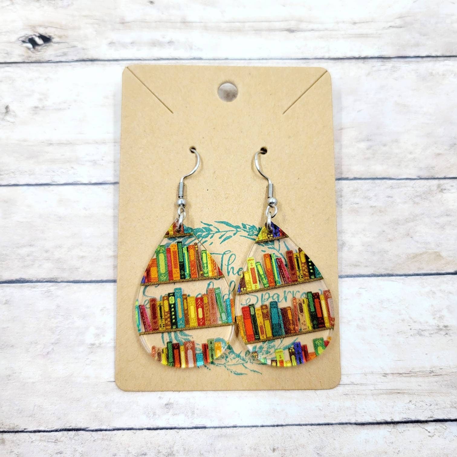 Book Earrings (BUY 4 GET FREE SHIPPING)
