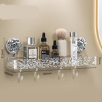 Light luxury style punch-free storage rack