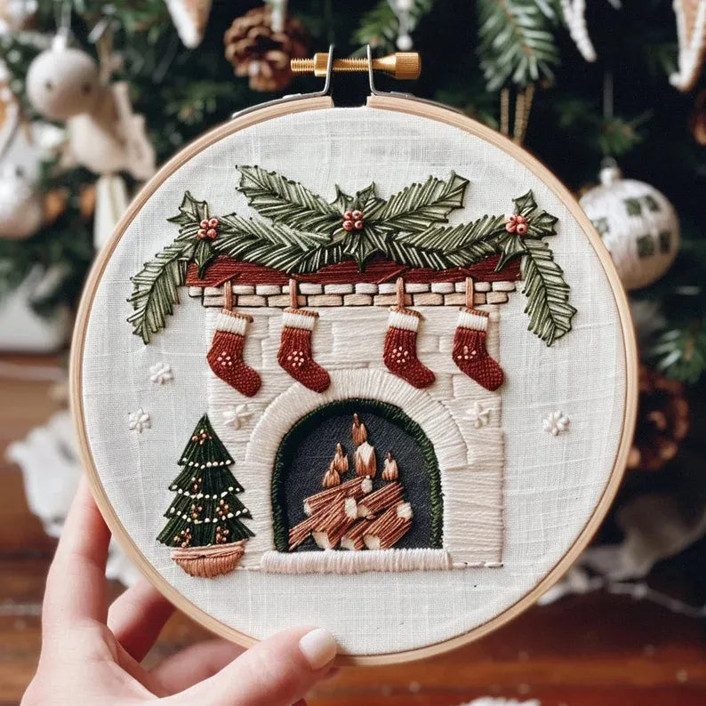 Fireplace Embroidery Suits