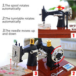 Wood Mini Sewing Machine Music Box (BUY 2 GET FREE SHIPPING)