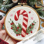 Candy Cane Embroidery Suits