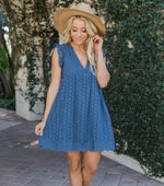 💖summer V-neck short-sleeved hollow lace dress👗