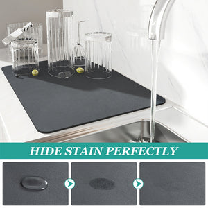 💗Mother's Day Hot Sale 49% OFF-Kitchen Super Absorbent Draining Mat (BUY 2 GET FREE SHIPPING)