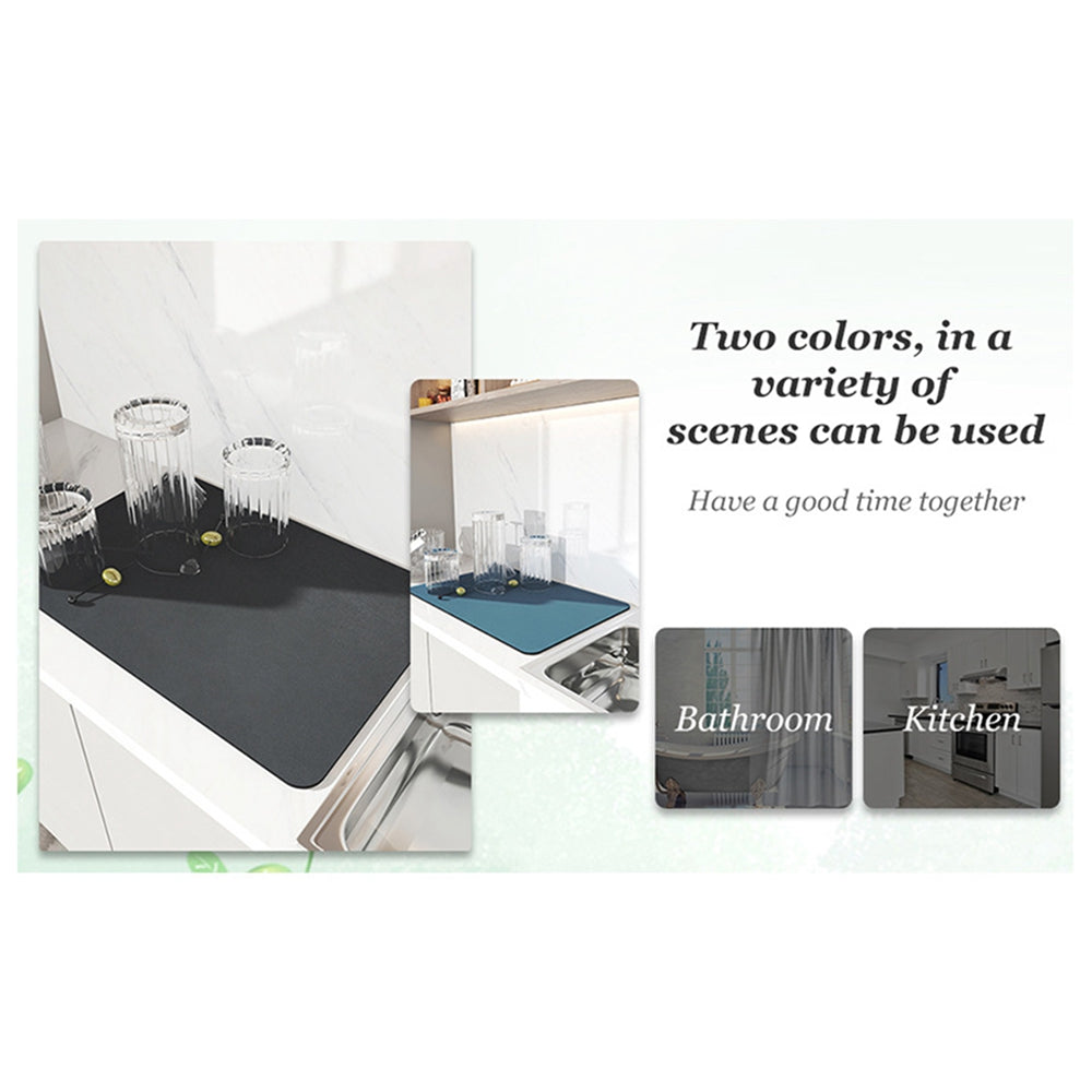 💗Mother's Day Hot Sale 49% OFF-Kitchen Super Absorbent Draining Mat (BUY 2 GET FREE SHIPPING)