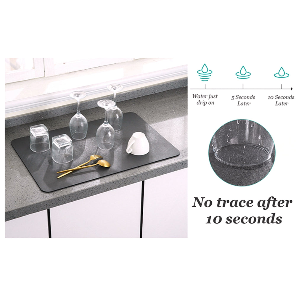 💗Mother's Day Hot Sale 49% OFF-Kitchen Super Absorbent Draining Mat (BUY 2 GET FREE SHIPPING)