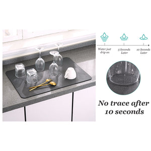 💗Mother's Day Hot Sale 49% OFF-Kitchen Super Absorbent Draining Mat (BUY 2 GET FREE SHIPPING)