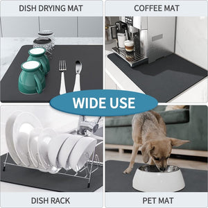 💗Mother's Day Hot Sale 49% OFF-Kitchen Super Absorbent Draining Mat (BUY 2 GET FREE SHIPPING)