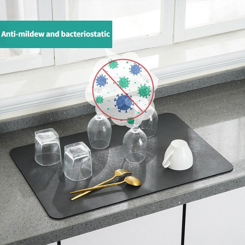 💗Mother's Day Hot Sale 49% OFF-Kitchen Super Absorbent Draining Mat (BUY 2 GET FREE SHIPPING)